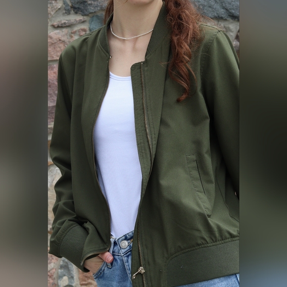 Bomber Zip Up Jacket - Picture 3 of 9